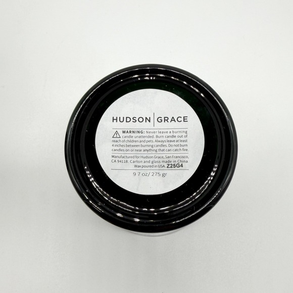 HUDSON GRACE Aspen Scented Candle 9.7 oz Green Glass NEW - Picture 6 of 10